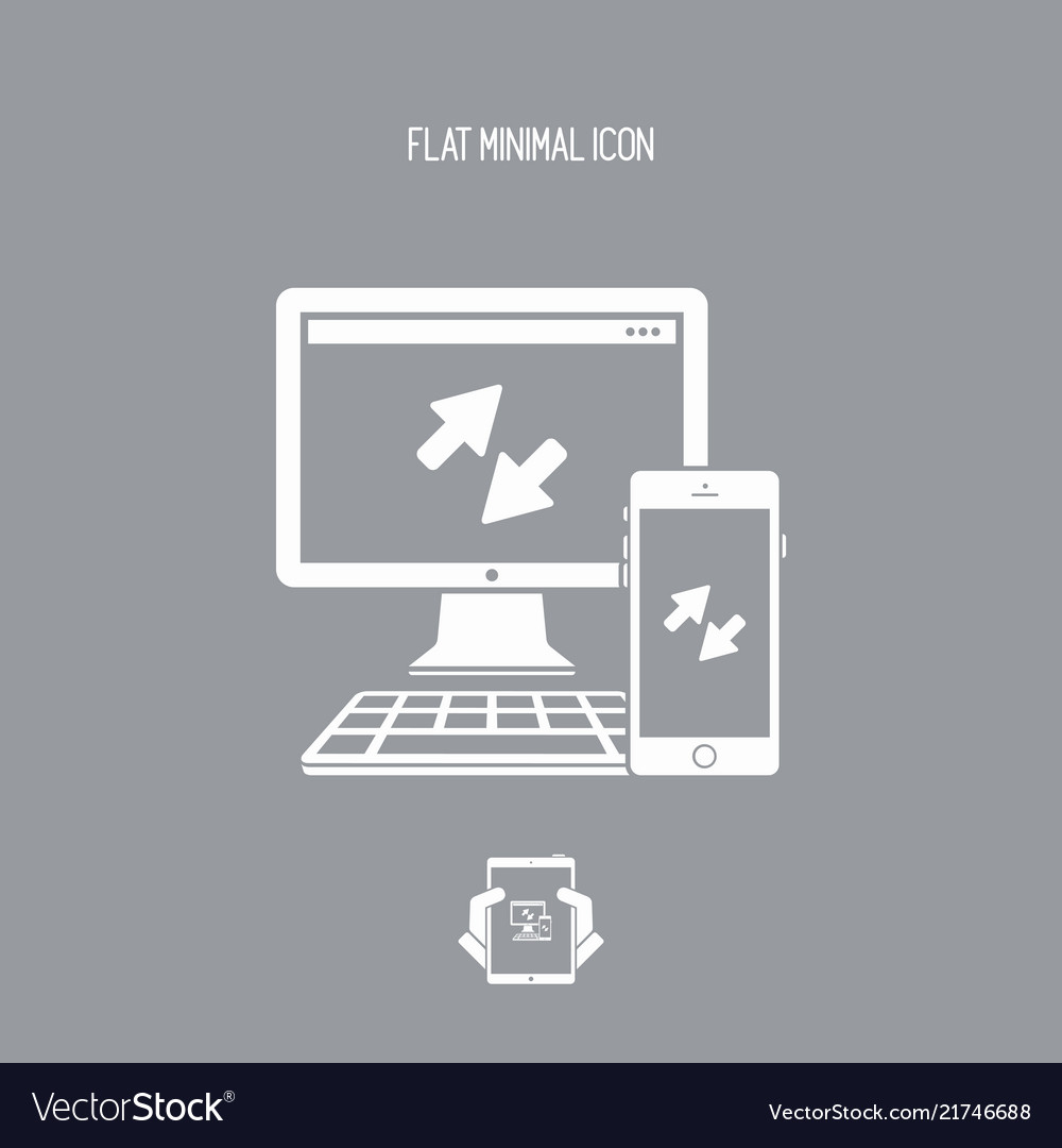 Multi devices synchronization icon