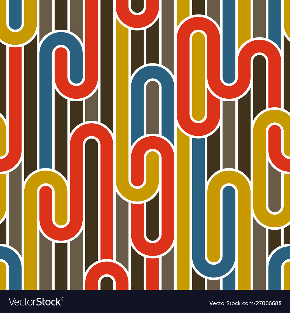 Nahtloses Muster mit gezwungenen Linien lineares Abrichten Vector Image Nahtloses Muster mit gezwungenen Linien lineares Abrichten