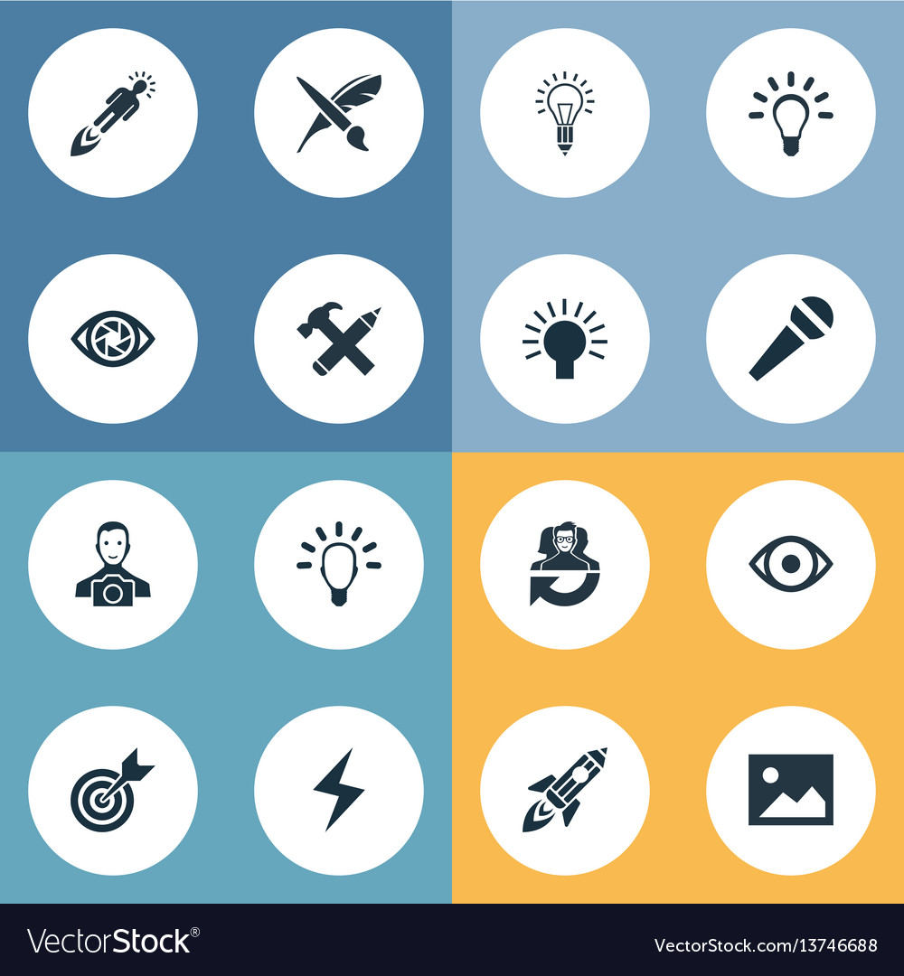 Set of simple creative