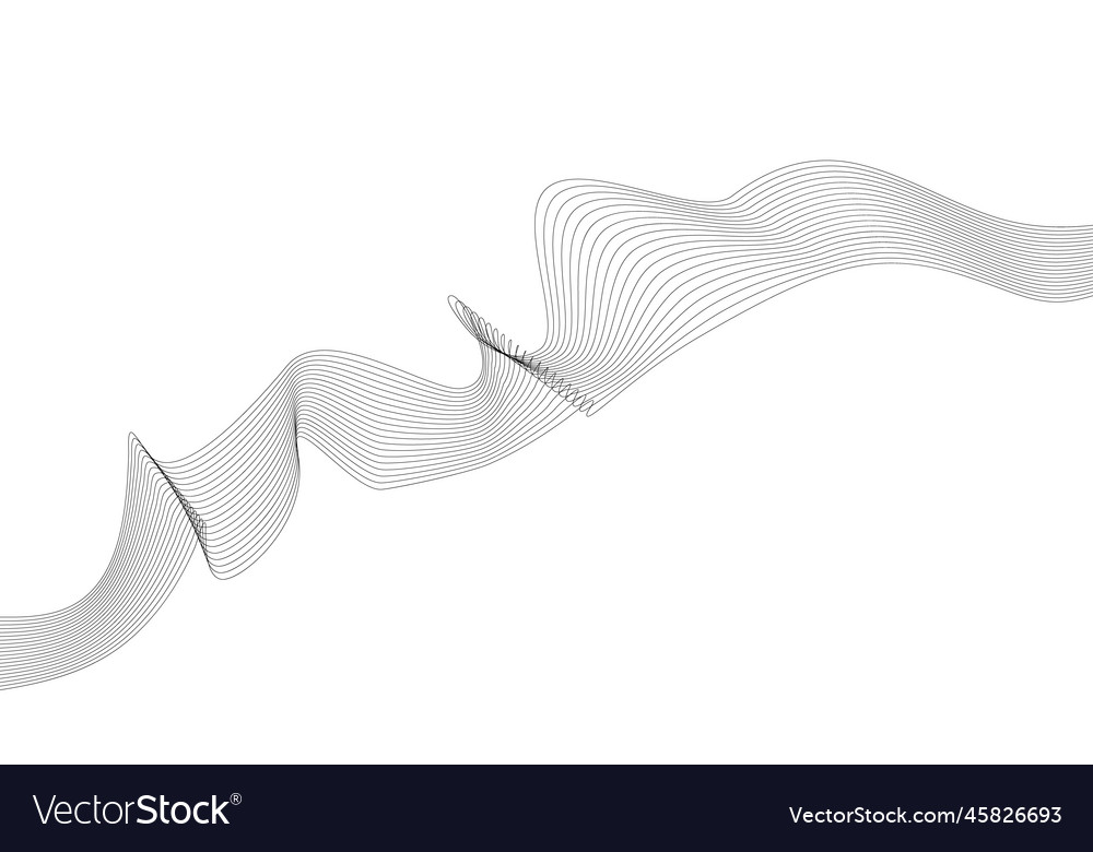 Abstract wave element for design digital vector image Abstract wave element for design digital