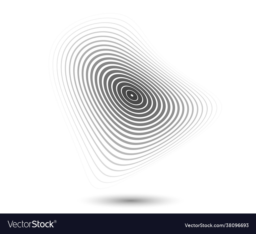 Concentric circle elements element for graphic Vector Image Concentric circle elements element for graphic
