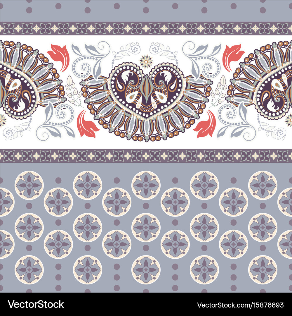 Geometric ornament for ceramics wallpaper Vector Image
