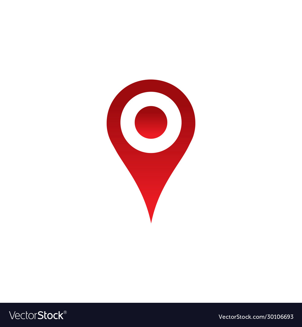 Location pointer icon logo design template