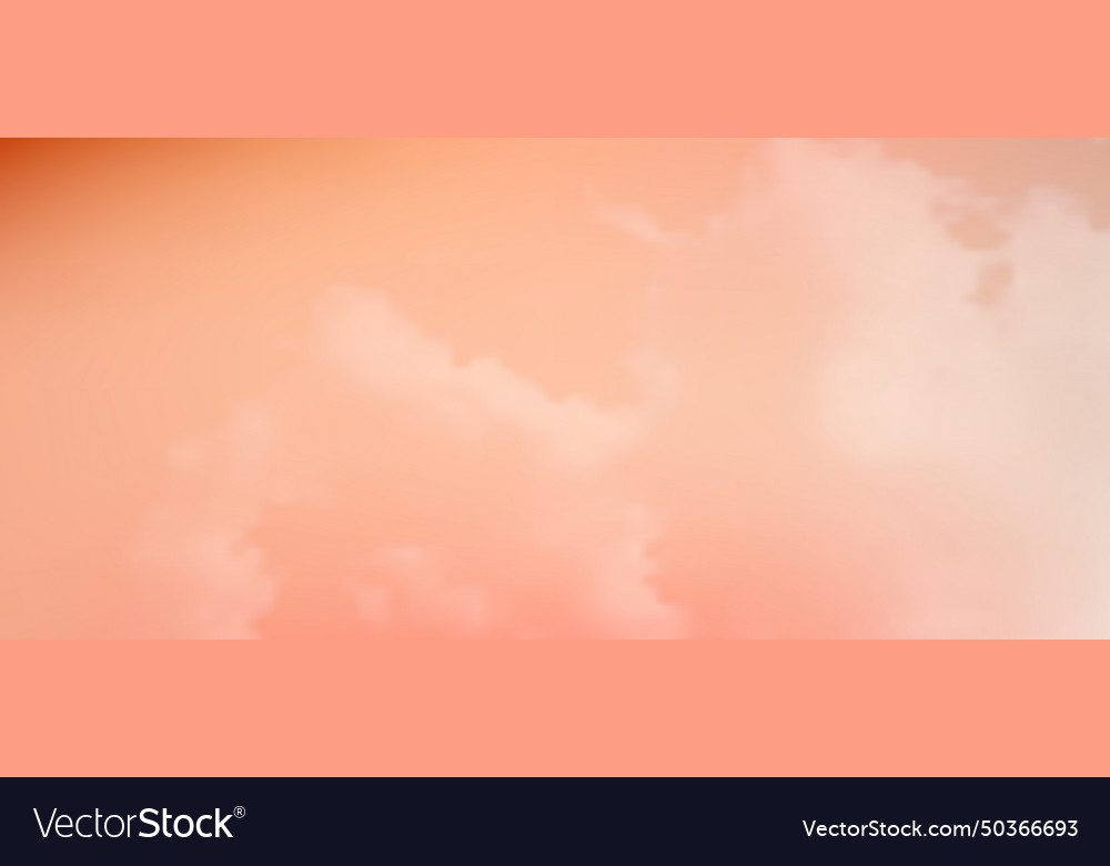 Modern colorful gradient background with clouds vector image Modern colorful gradient background with clouds