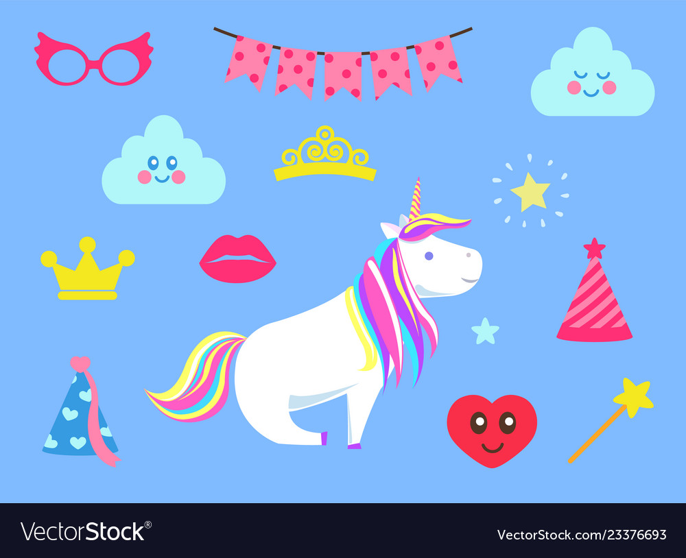 Princess Party Celebration Icons