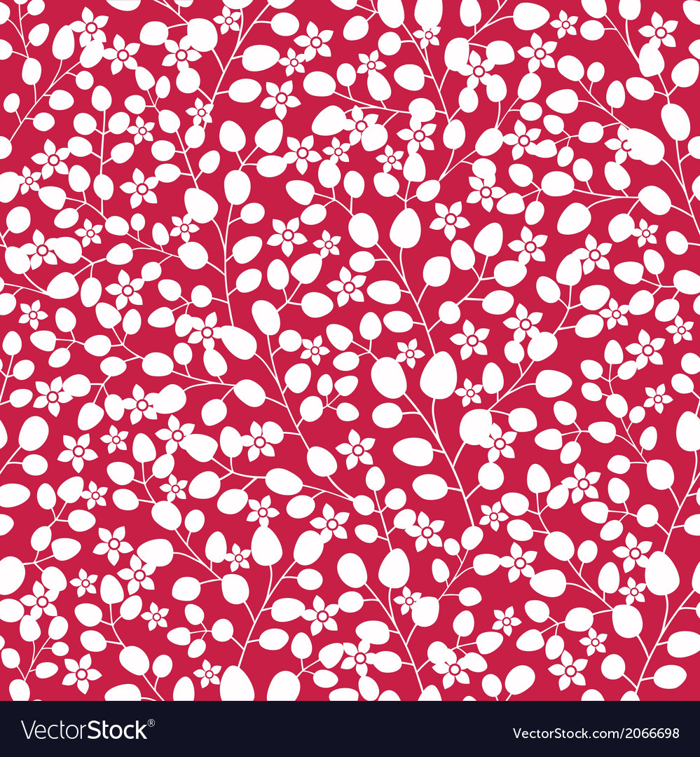 Abstract seamless pattern with colored branches