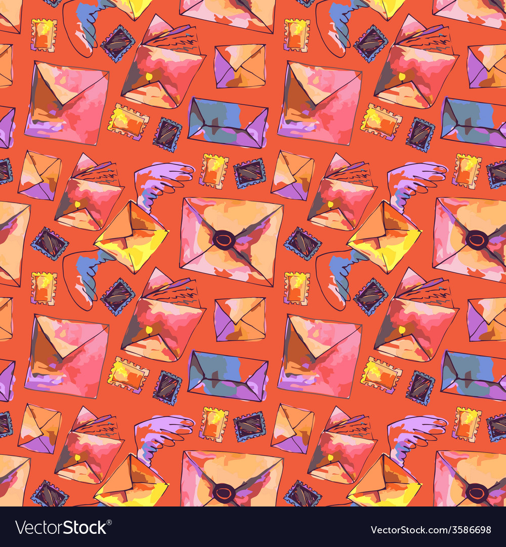 Background with letters