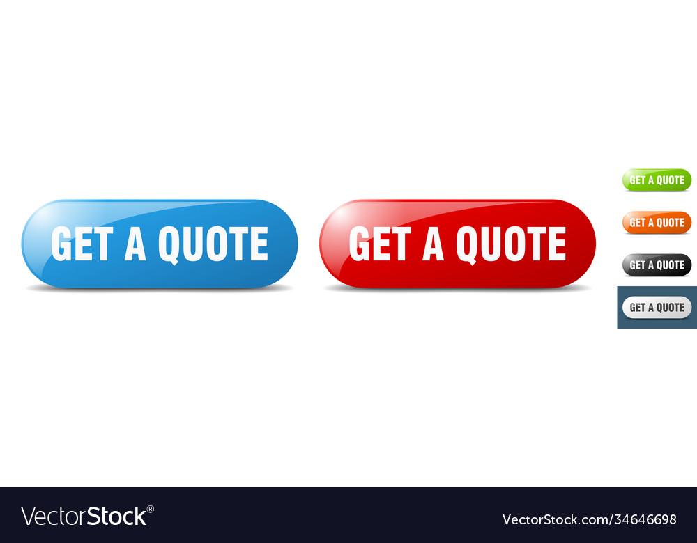 Get a quote button key sign push set