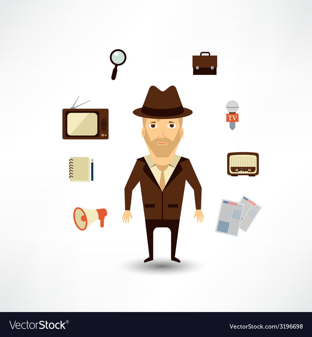 Male Journalist Portrait