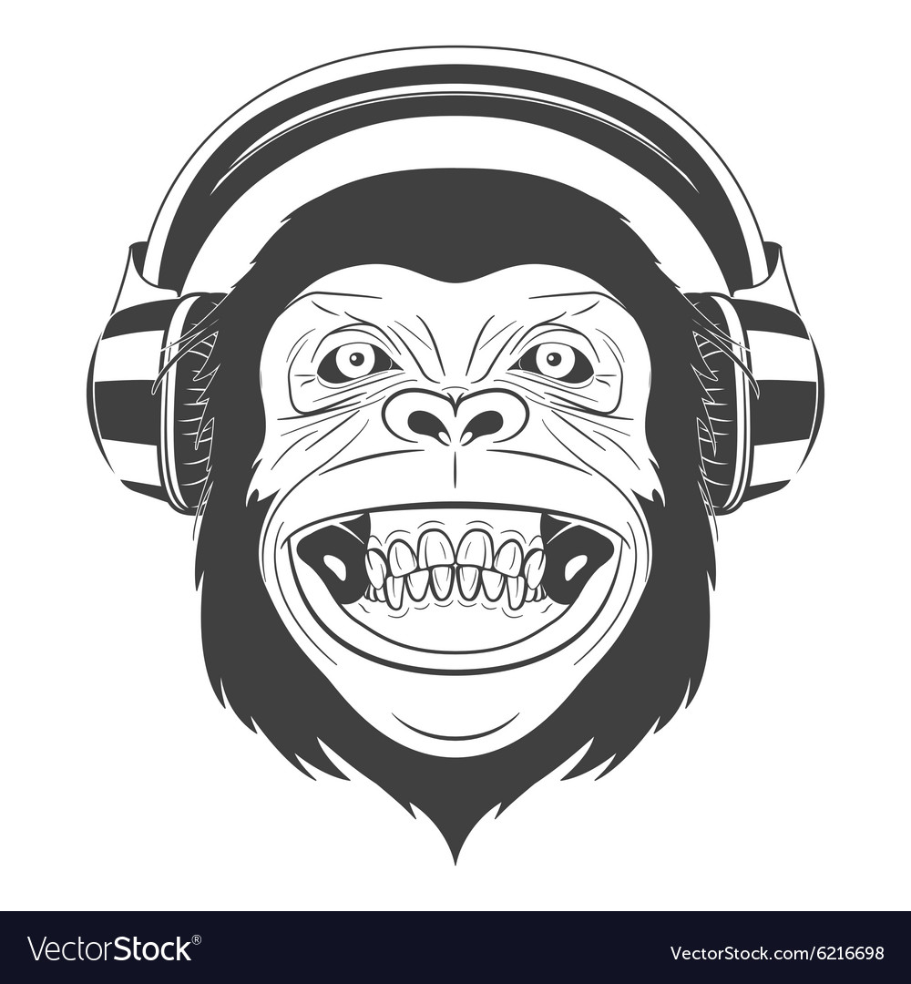 Monkey With Headphones Images – Browse 3,989 Stock Photos, Vectors, and  Video