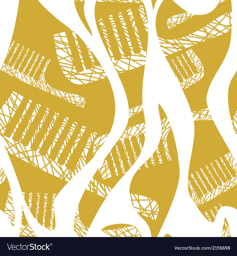 Seamless pattern with comb Royalty Free Vector Image