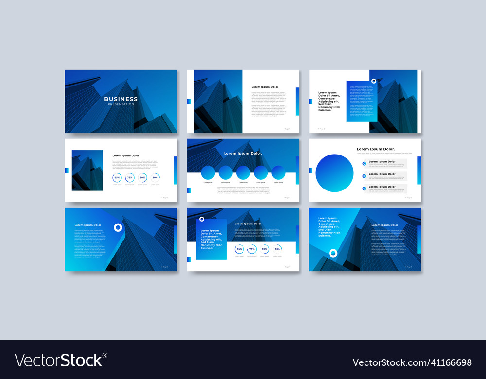 Template presentation design and page layout Vector Image