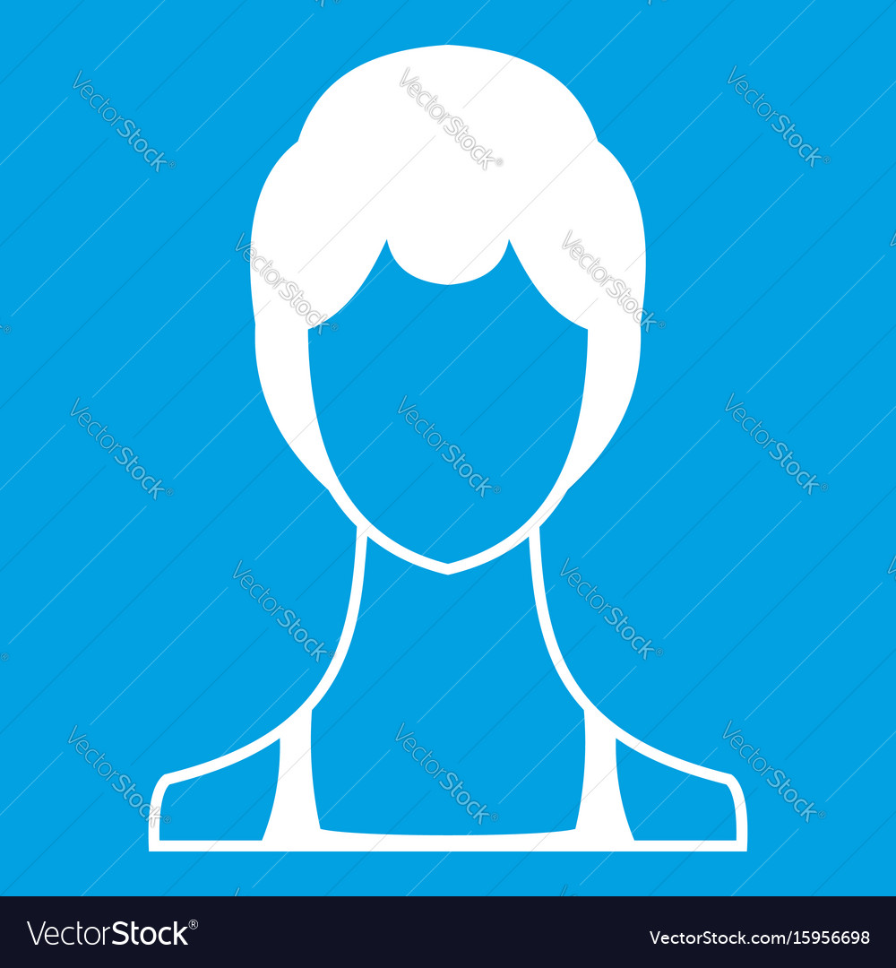 Woman Icon White Royalty Free Vector Image - Vectorstock