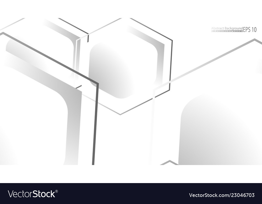 Abstract background concepts of hexagon shapes Vector Image Abstract background concepts of hexagon shapes