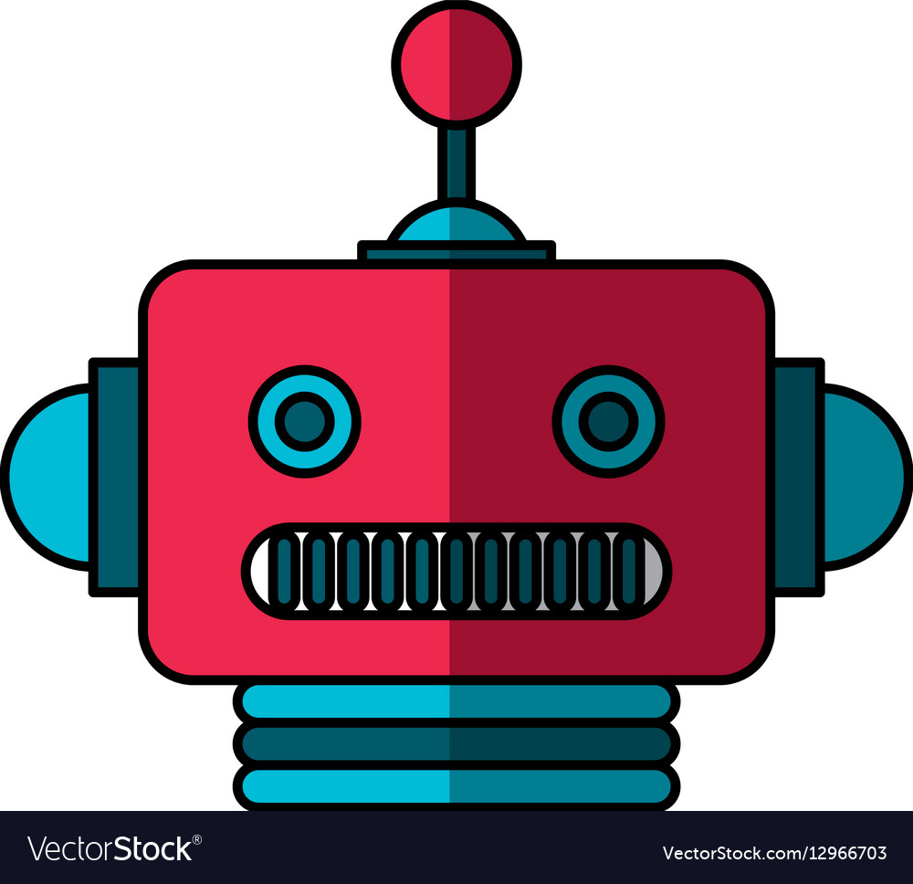 Electric Robot Avatar Character Royalty Free Vector Image