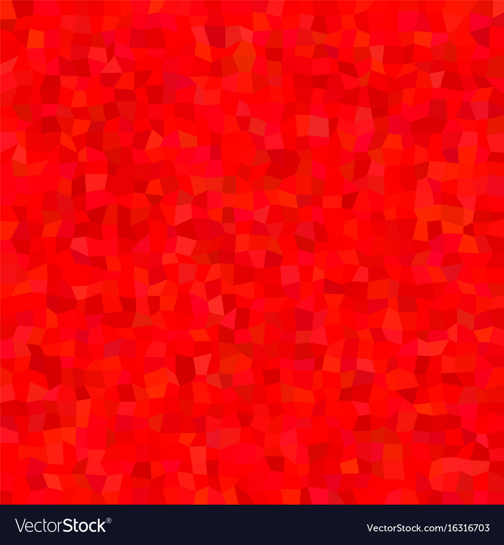 Red abstract polygon mosaic pattern background