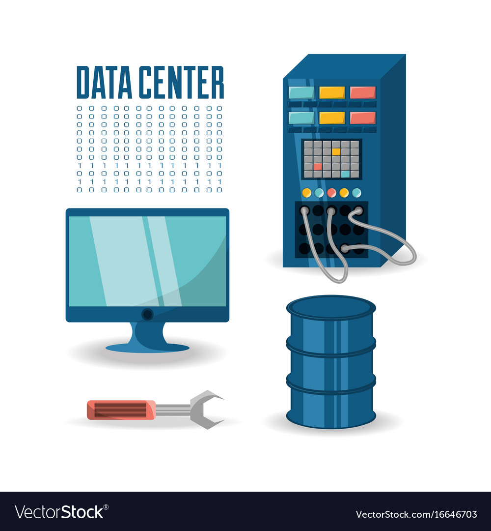 Icon Computerschlüssel Datenbank und Rechenzentrum festlegen