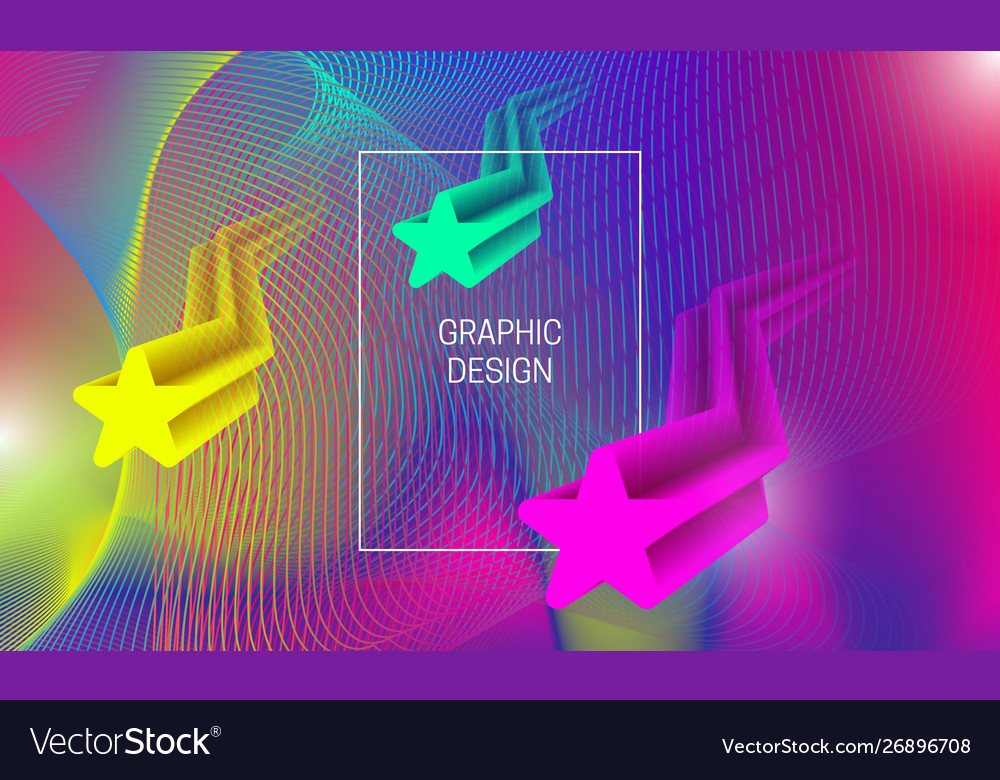 Abstract vibrant background design with floating