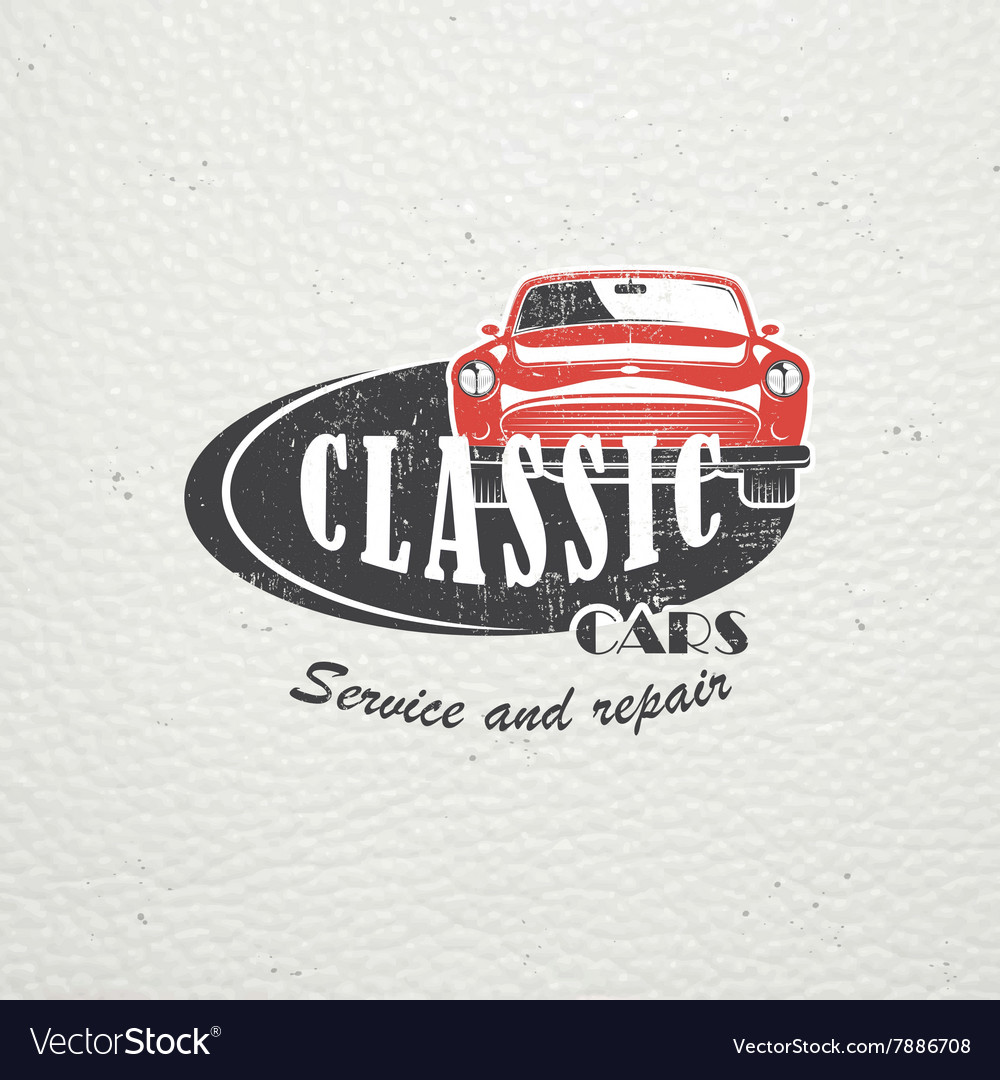 Auto Service Set Rent A Car Garage Auto Royalty Free Vector