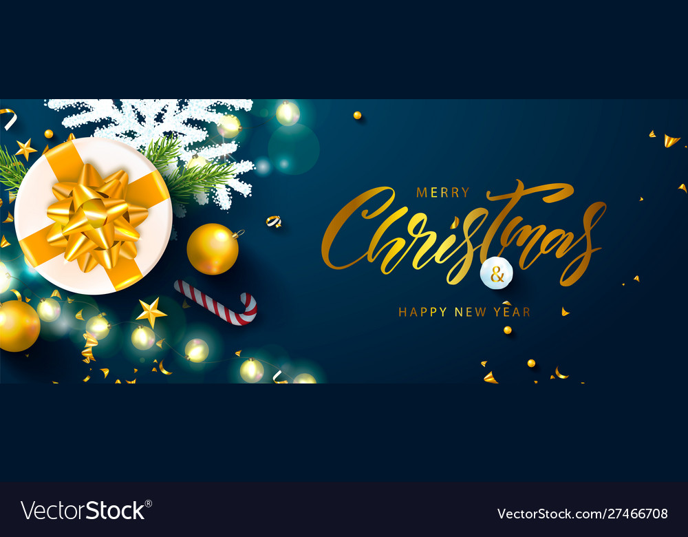 Christmas and happy new year bannerholiday