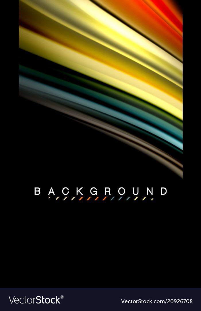 Fluid Color Wave Abstract