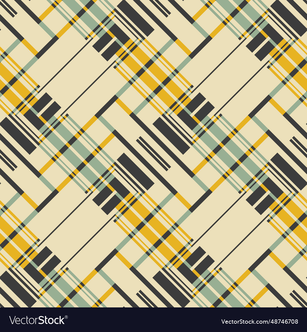 Retro multicolor geometric tile pattern