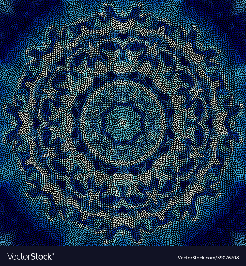 Seamless mosaic art pattern background vector image Seamless mosaic art pattern background