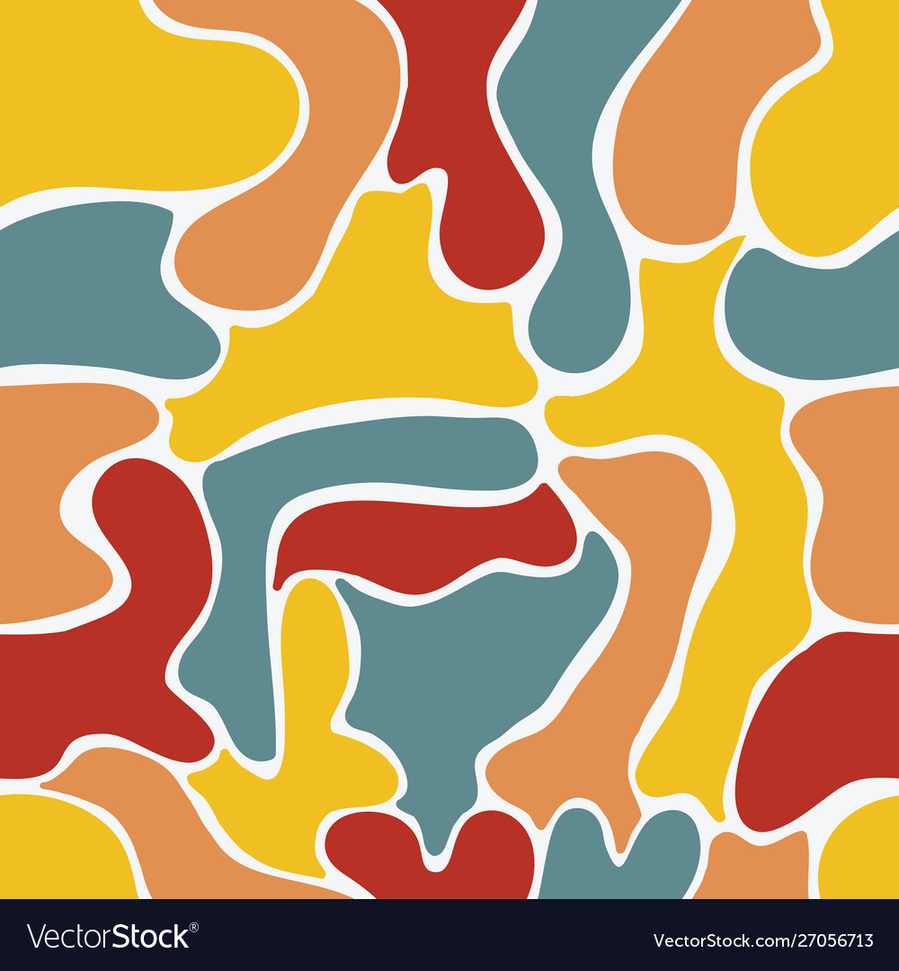 Abstract Color Block Pattern