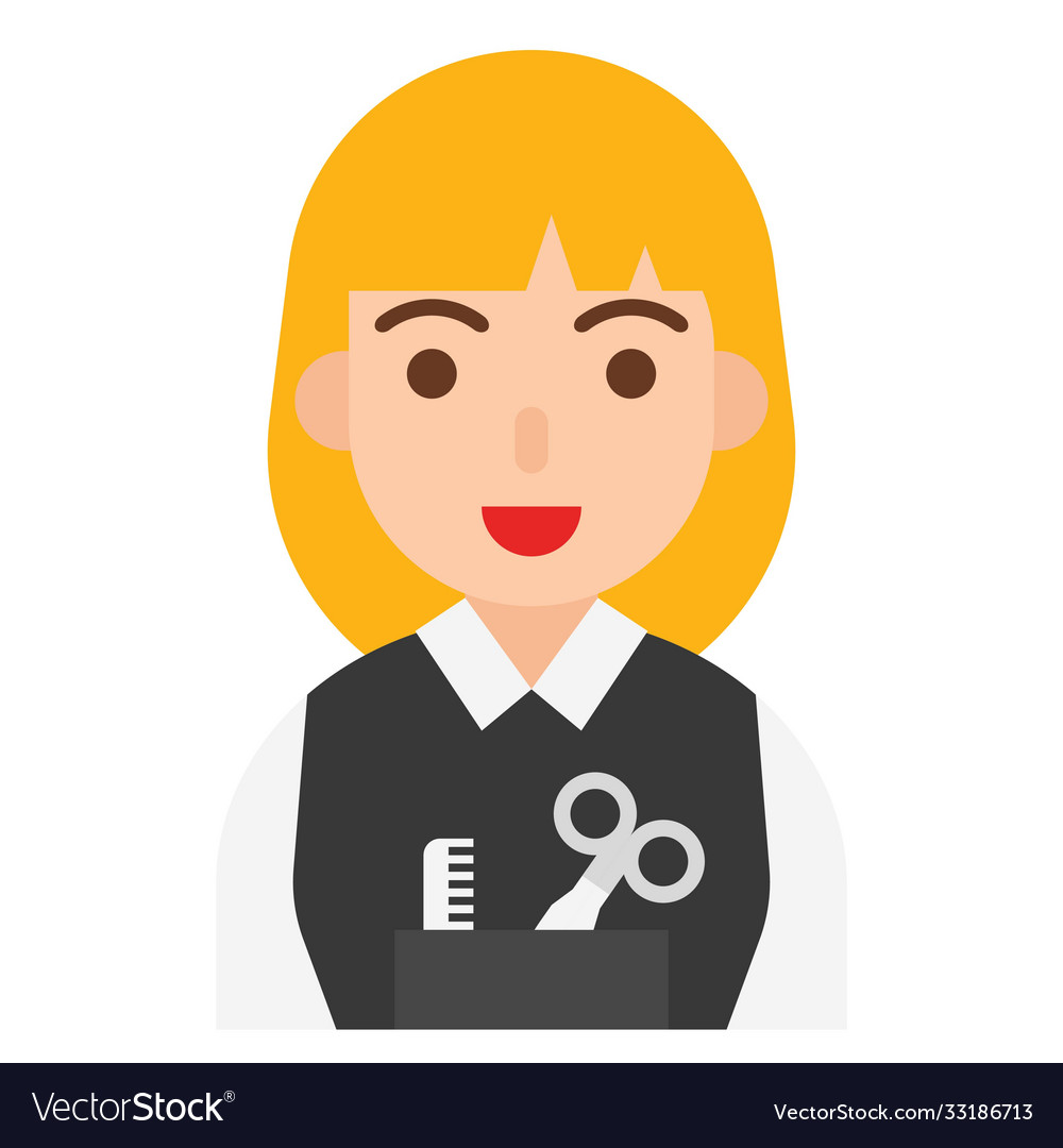 Female Hairdresser Icon