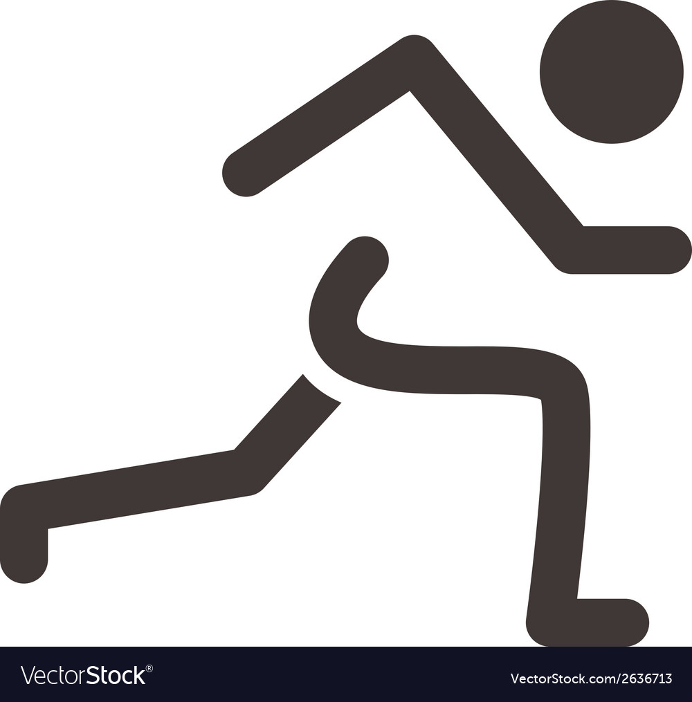 Running icon Royalty Free Vector Image - VectorStock