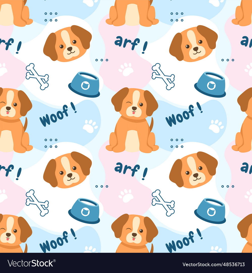 Smile seamless pattern design with smiling vector image Smile seamless pattern design with smiling
