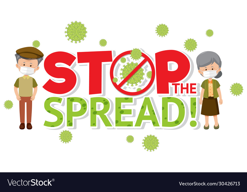 Stop spreading virus with elderly