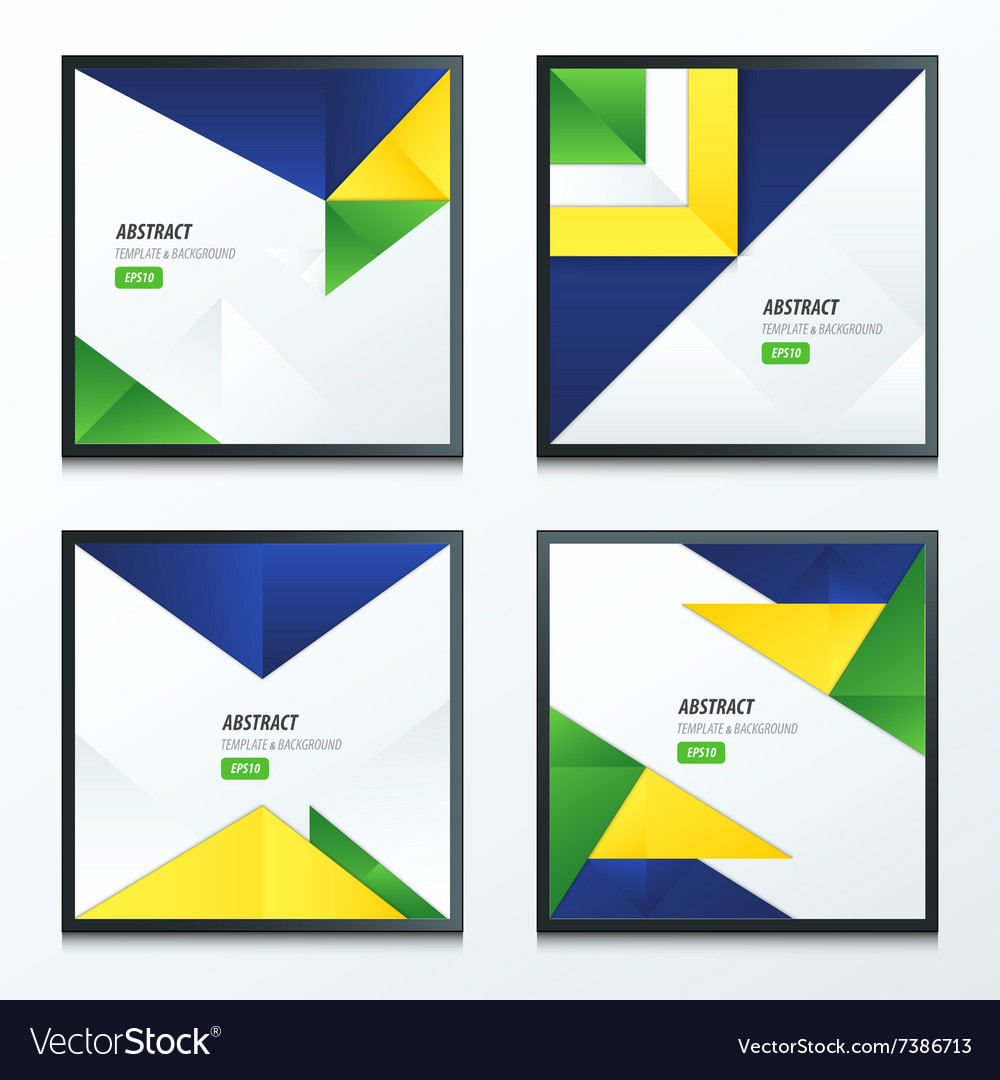 Striped triangle template design