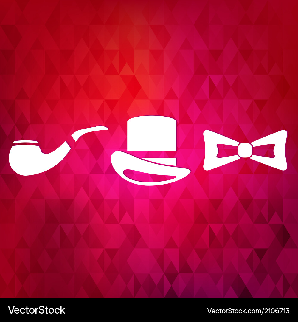 Triangle retro hipster background Royalty Free Vector Image