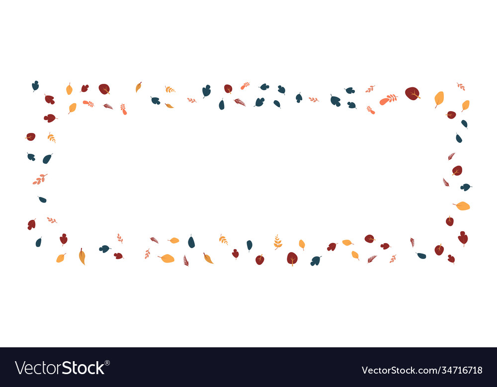 Autumn leaves seamless pattern background hello Vector Image Autumn leaves seamless pattern background hello