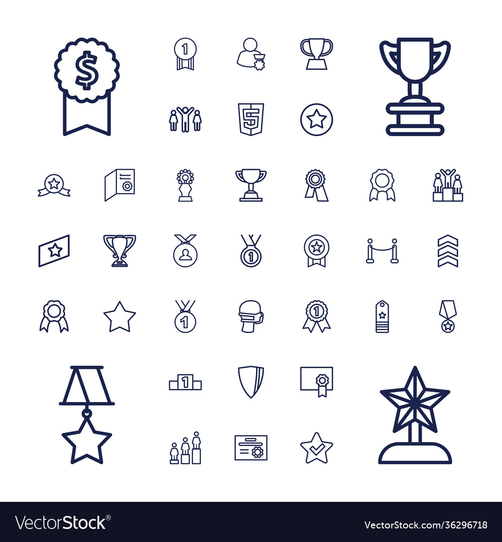 Award icons