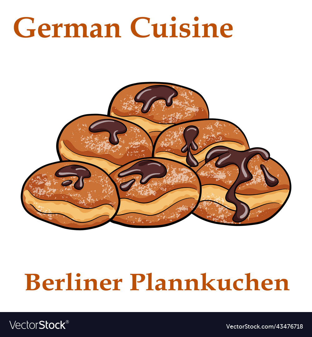 Berliner plannkuchen german donuts