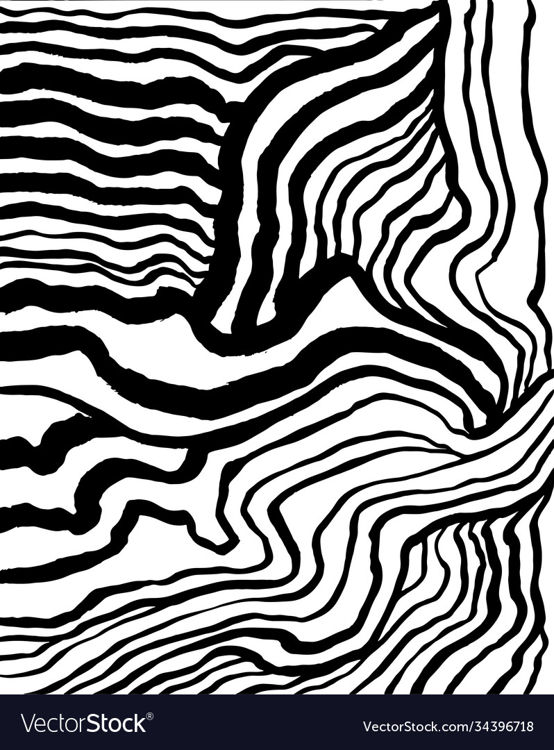Dynamic Ink Wave Pattern
