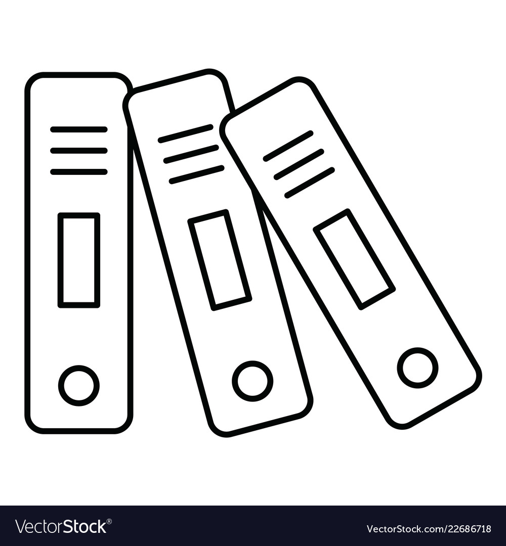 Files icon in creative design with elements
