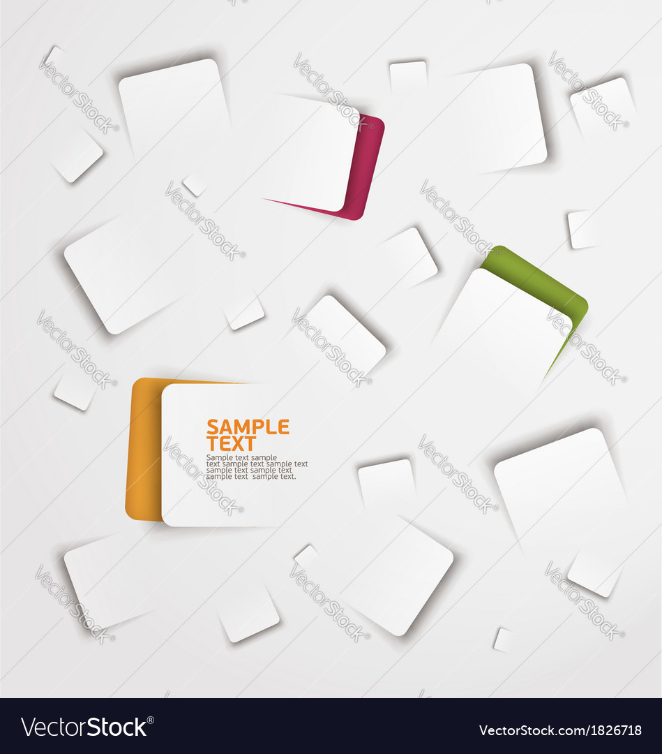 Paper Cutout Abstract Background