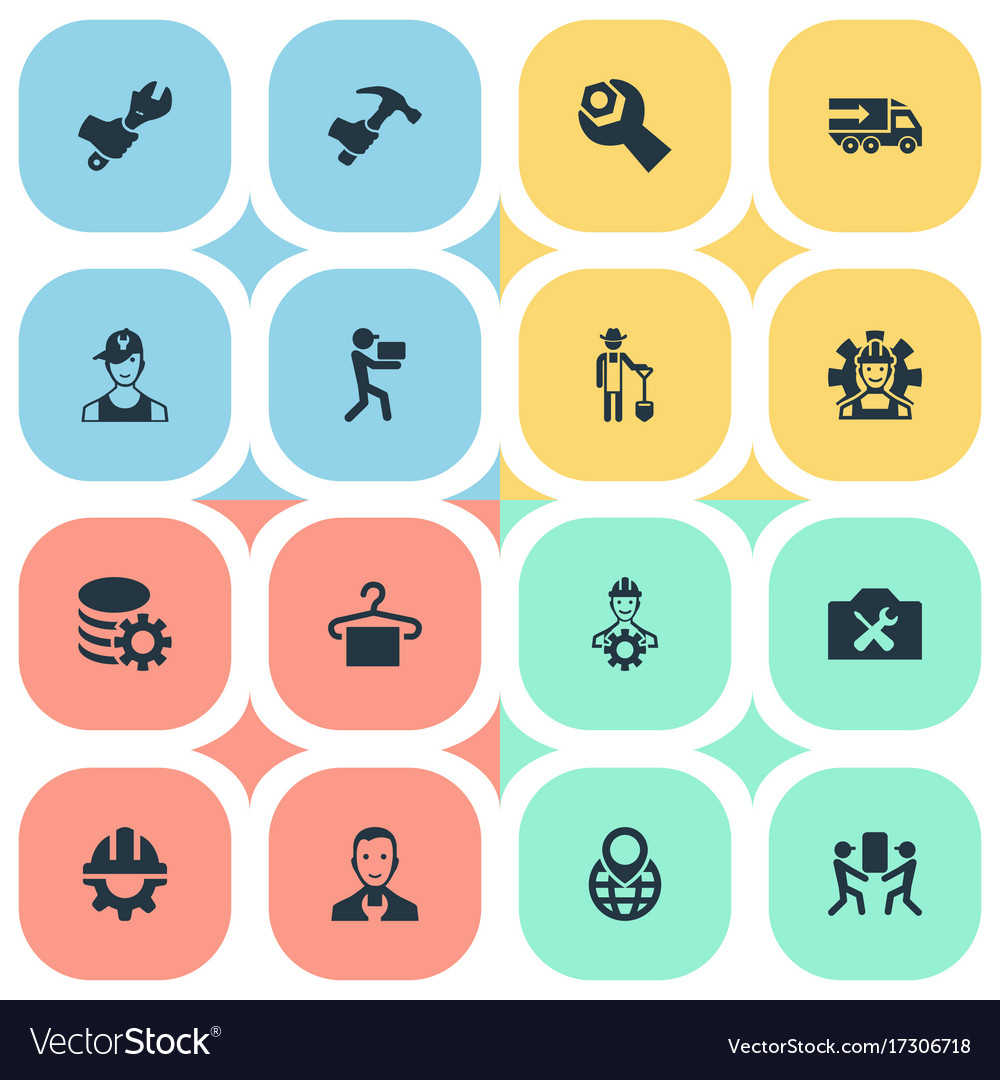 Set of simple help icons
