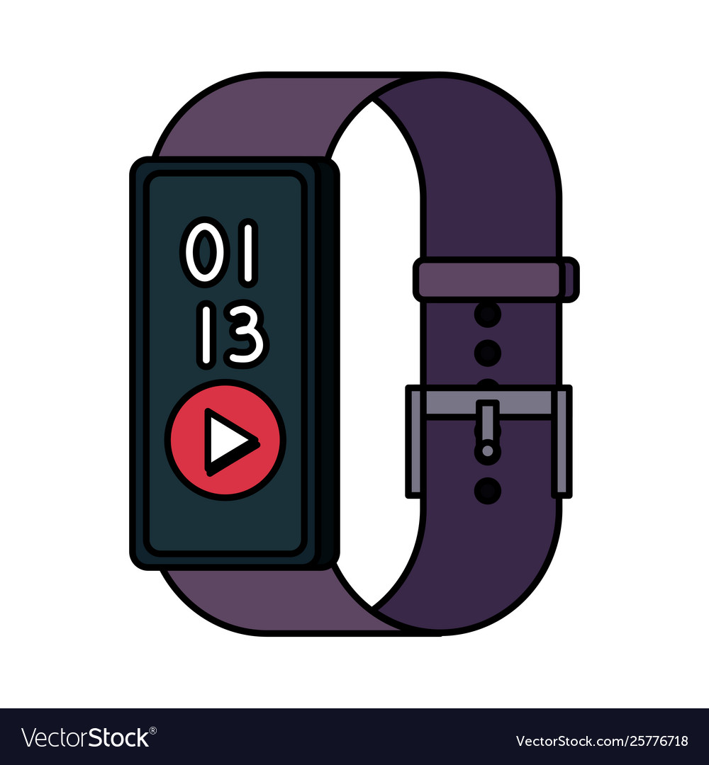 Smartwatch with media player button