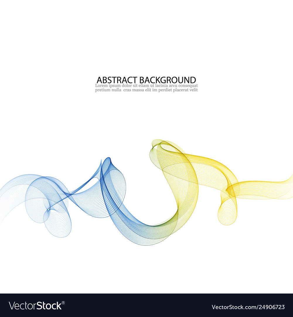 Abstract motion smooth color wave curve vector image Abstract motion smooth color wave curve