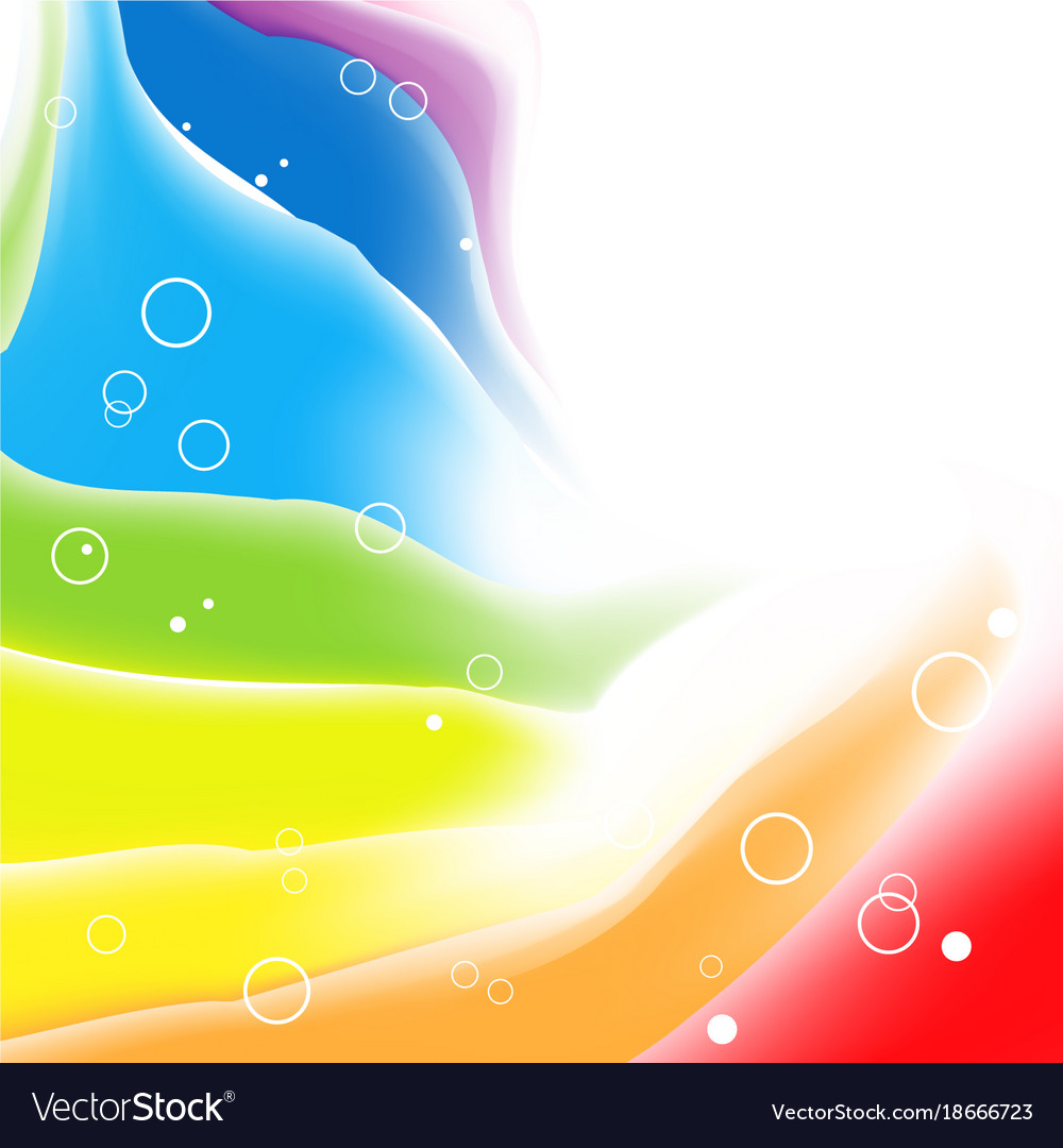 Abstract rainbow gradient mesh multicolored