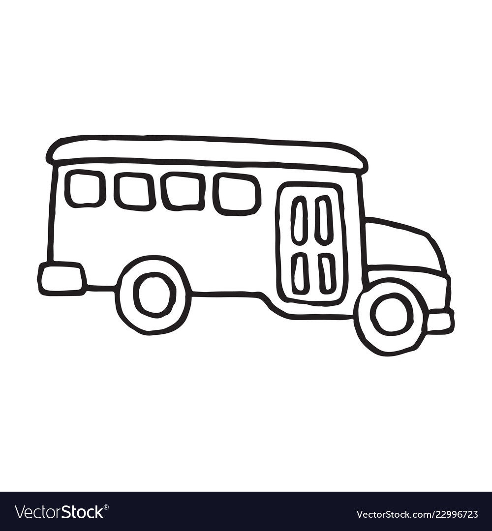 Cartoon school bus Royalty Free Vector Image - VectorStock