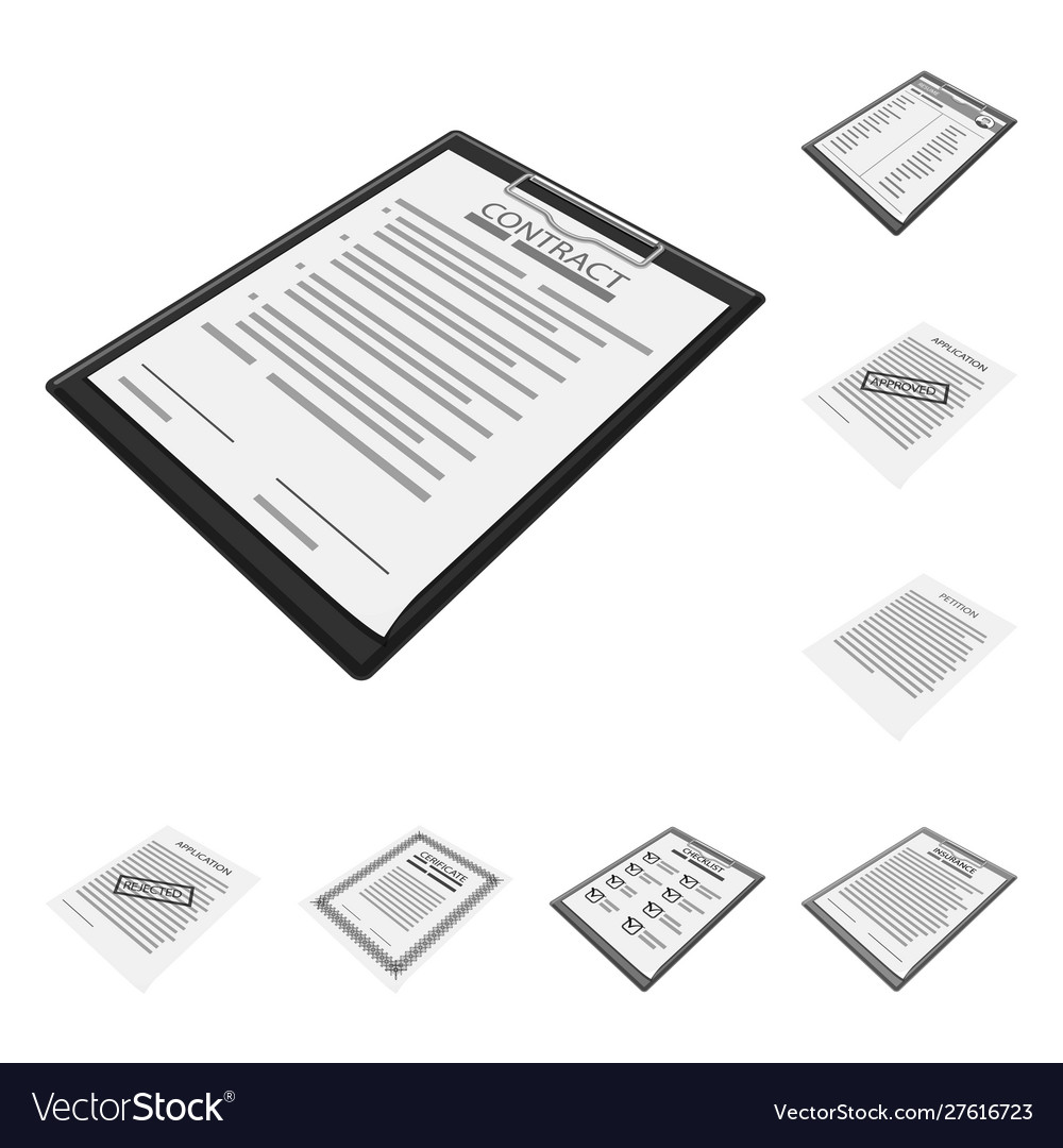 Isolated object print and office symbol vector image Isolated object print and office symbol