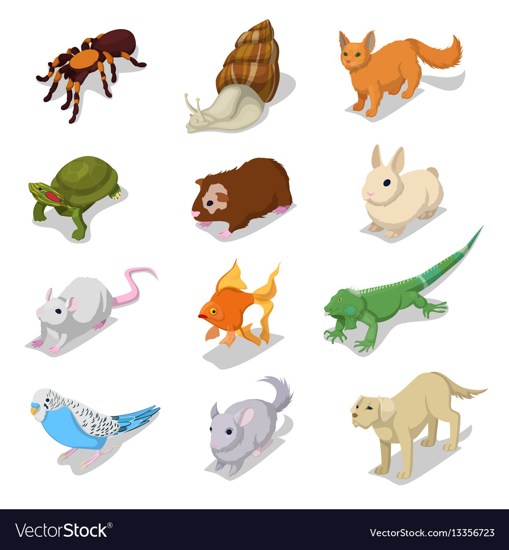 Isometric Pets Collection
