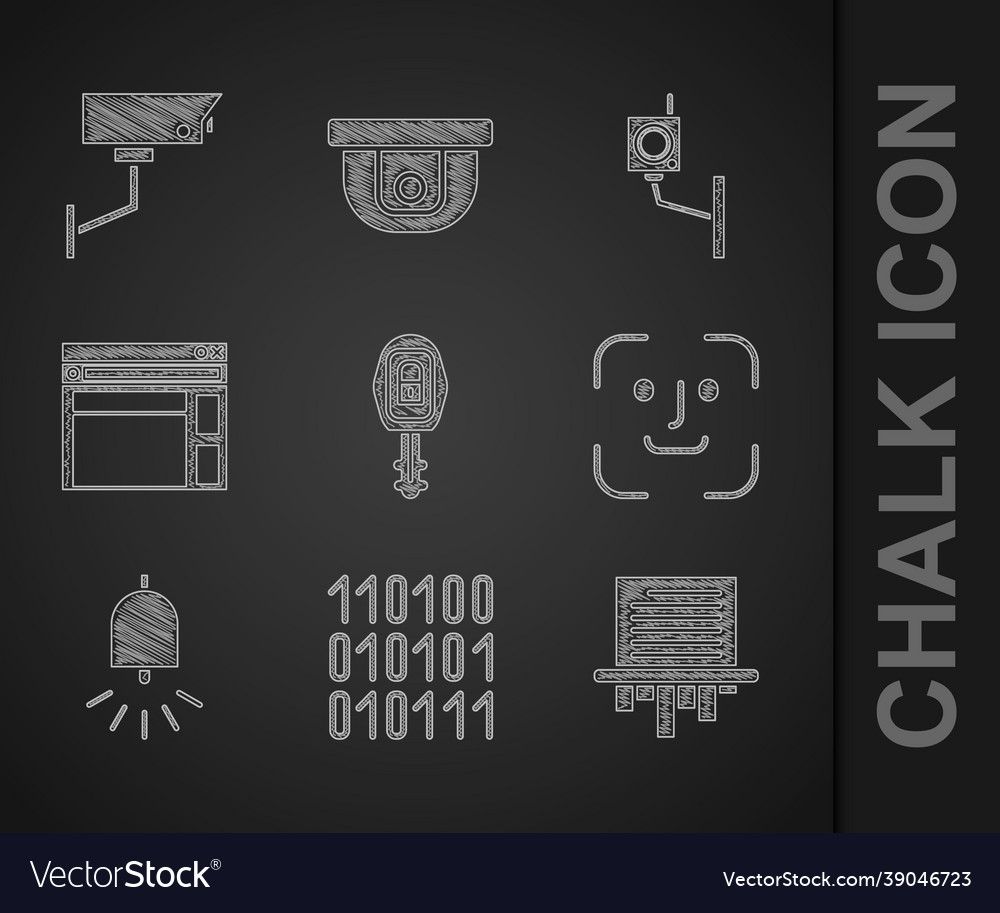 Set car key with remote binary code paper vector image Set car key with remote binary code paper