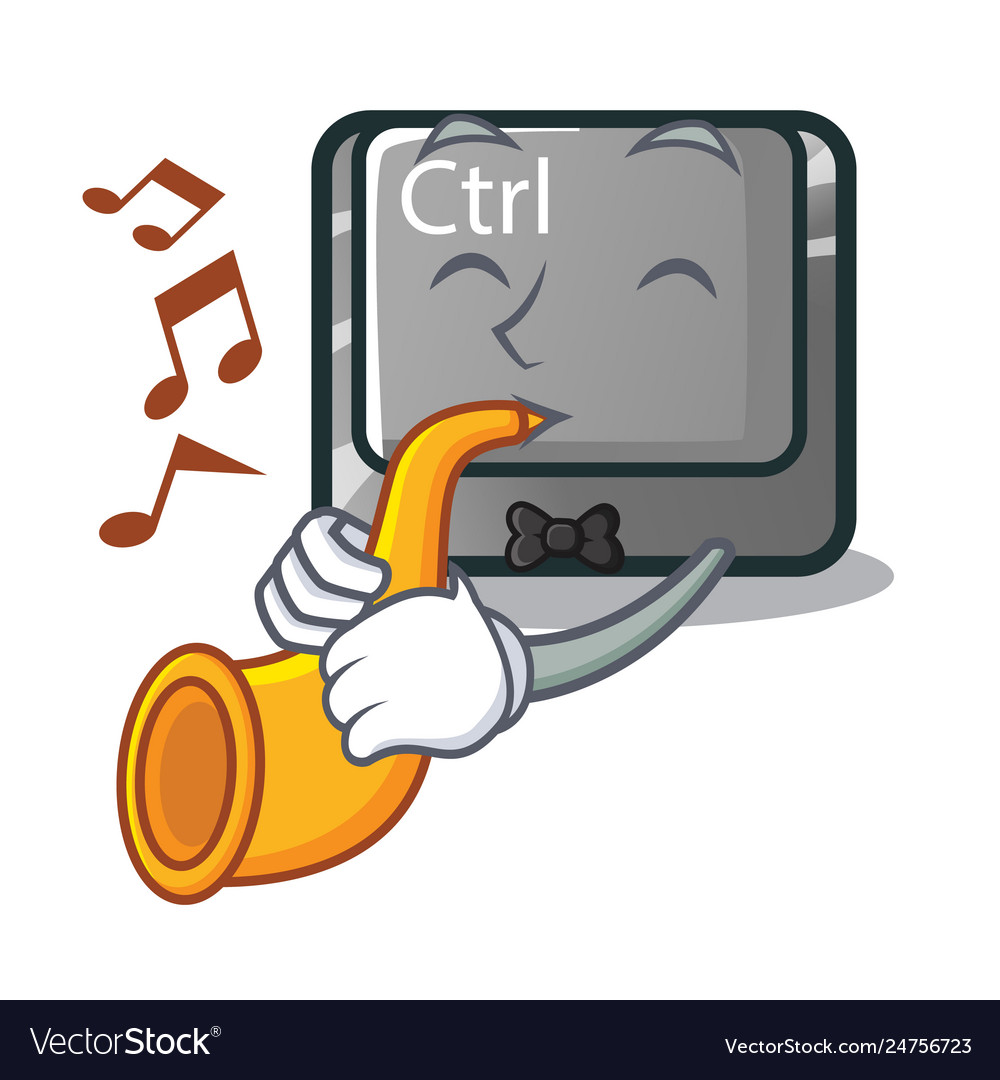 With trumpet character ctrl button attached