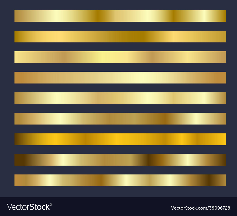 Gold background texture set icon seamless pattern vector image Gold background texture set icon seamless pattern